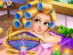 Blonde Princess Spa Day