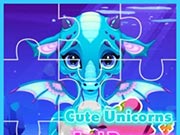 Cute Unicorns and Dragons Puzzle