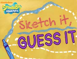 Spongebob Squarepants Sketch It, Guess It
